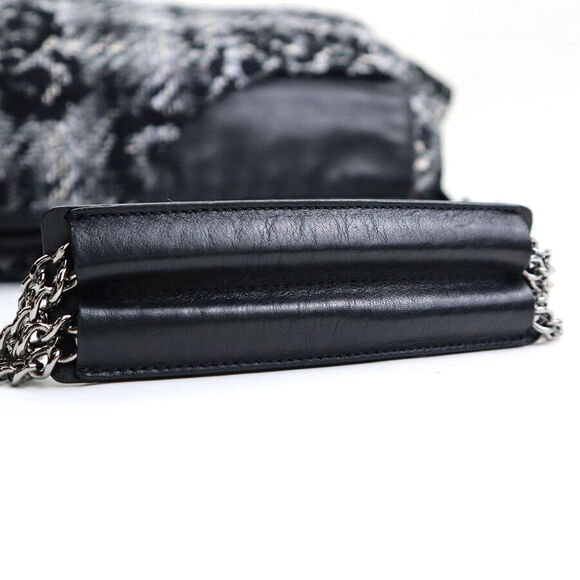 Auth Chanel Camellia Chain Shoulder Bag #160611C14B - Picture 14 of 15